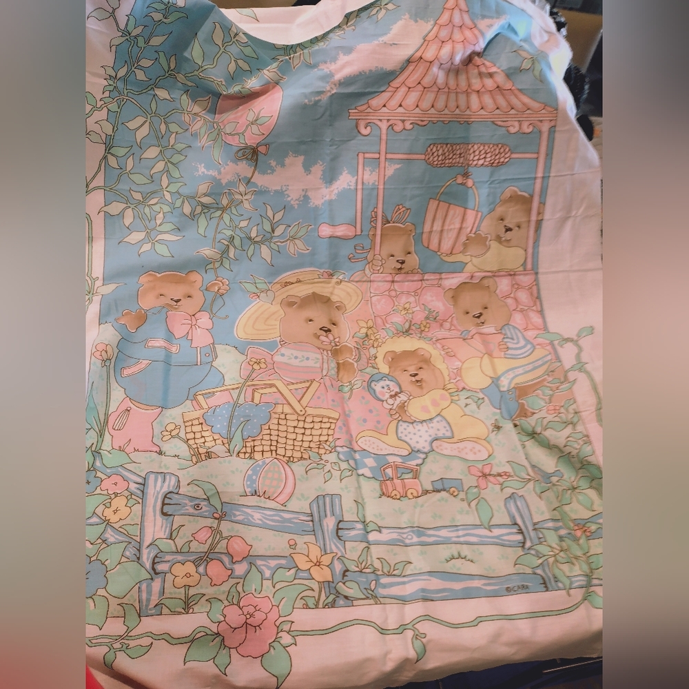 Teddy Bear Fabric Panel